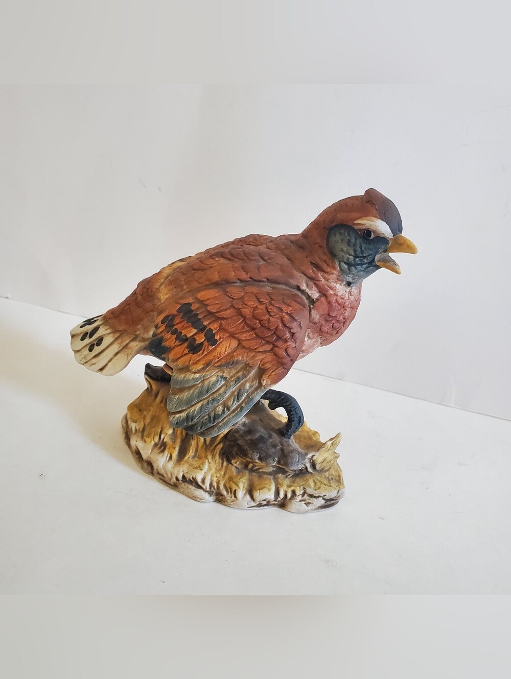 Bob White Porcelain Bird Figurine